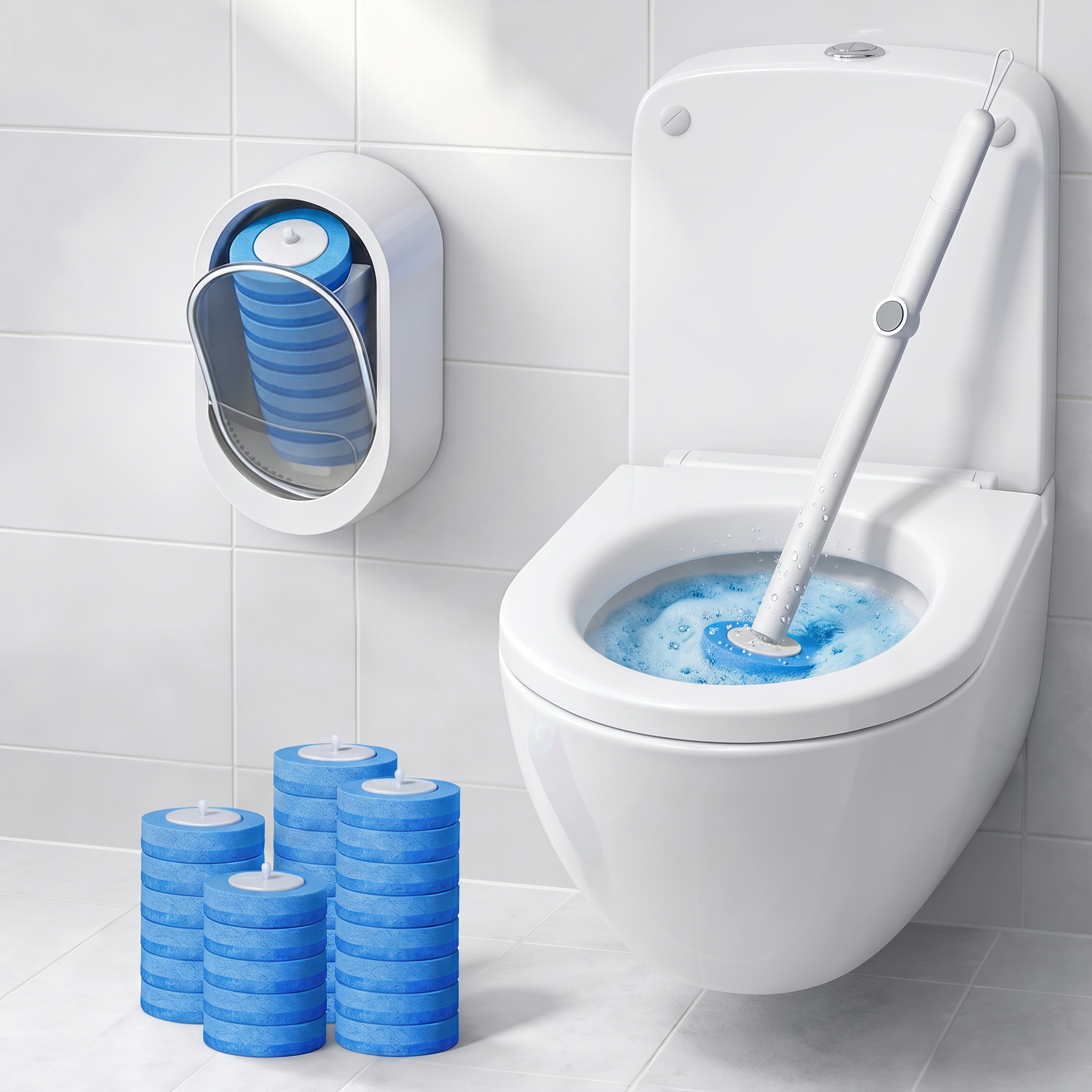 SWIPYLE Toilet Scrubber Kit - Clean with Ease!